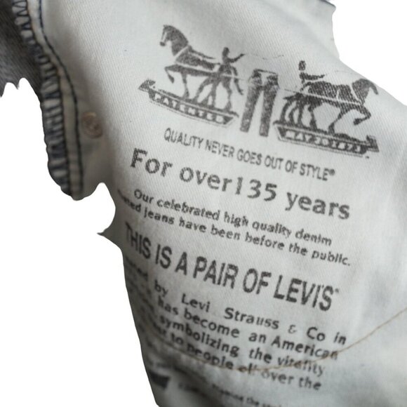 Levi's Men's 527 Regular Fit Jeans Dark Wash Denim Size 40x30 Classic 5-Pocket S - Picture 9 of 11